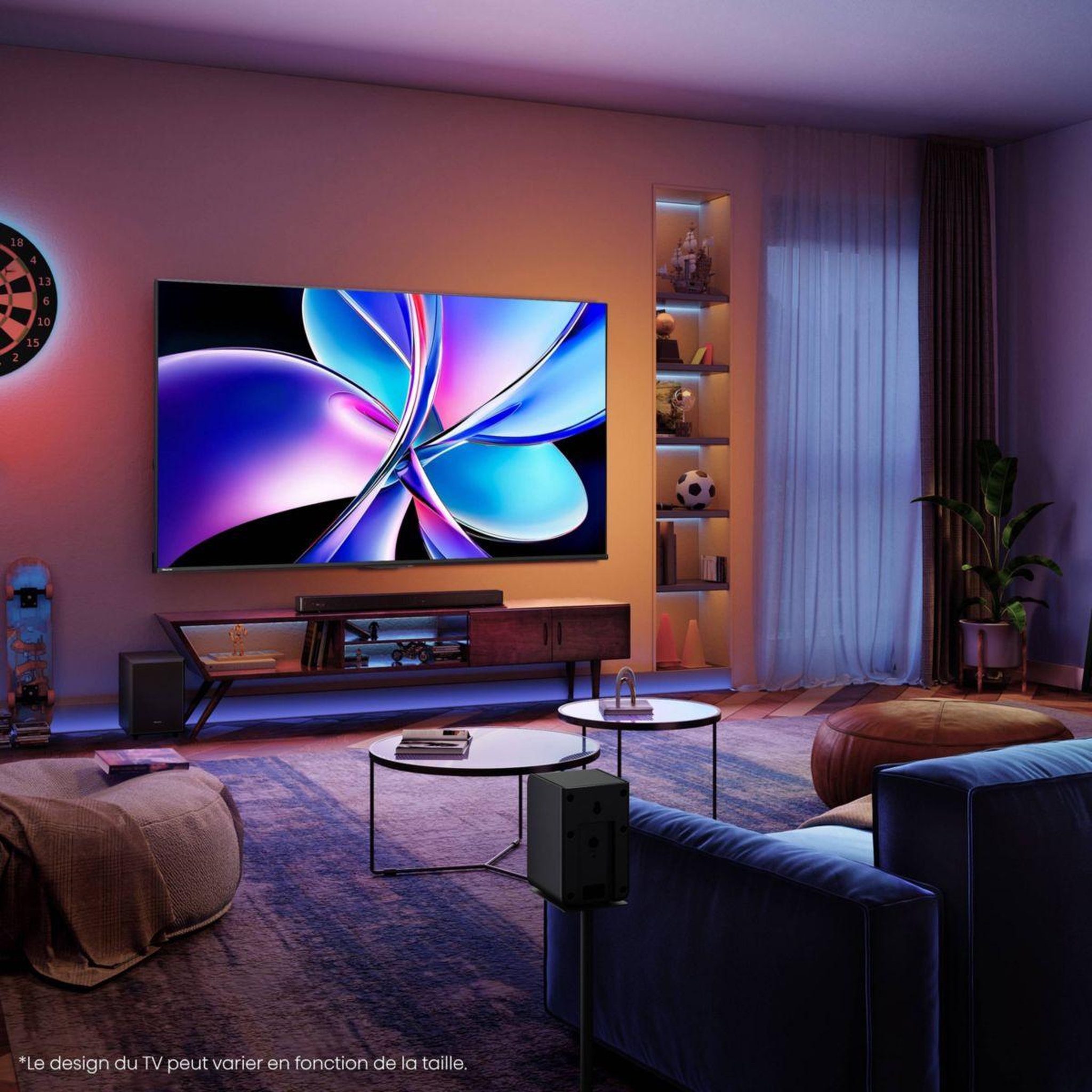 Voir la diapositive 2 : Hisense Tv qled 75e79q pro (2025) 75  (189 cm)