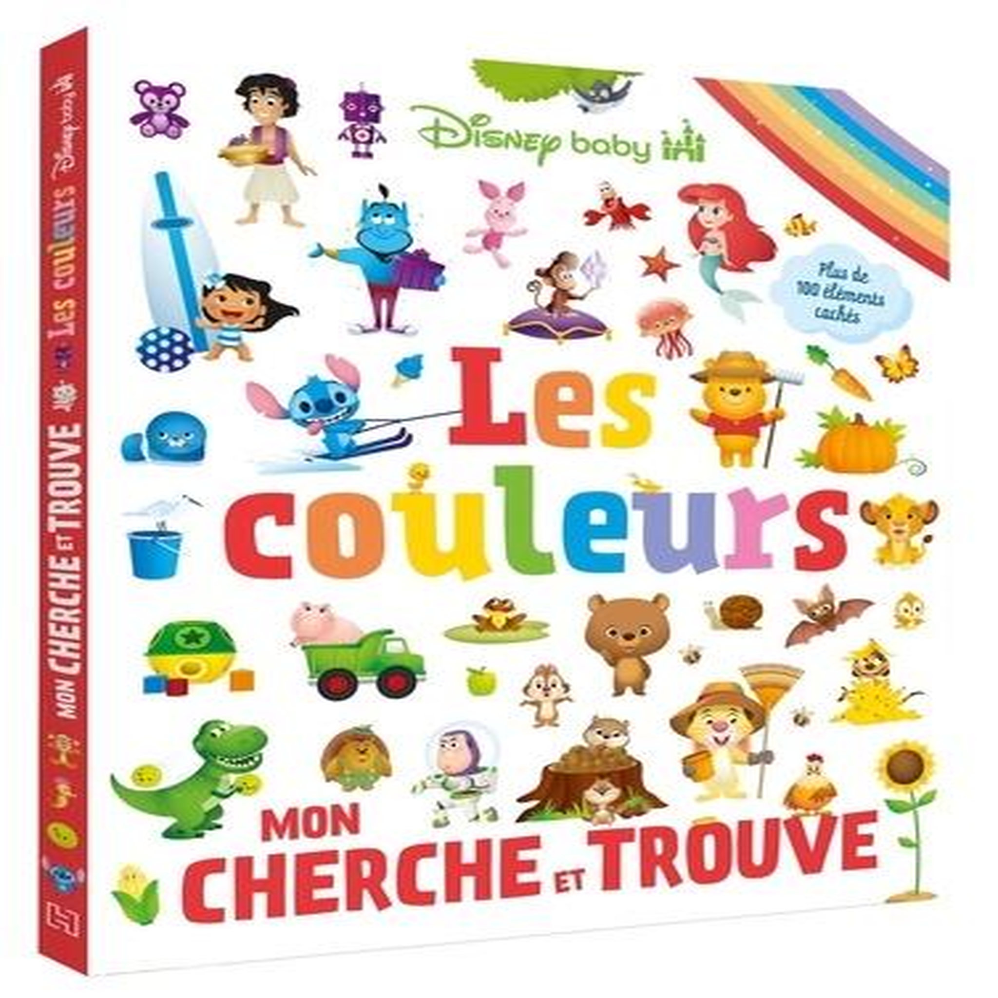 LES COULEURS. PLUS DE 100 ELEMENTS CACHES, Disney Baby