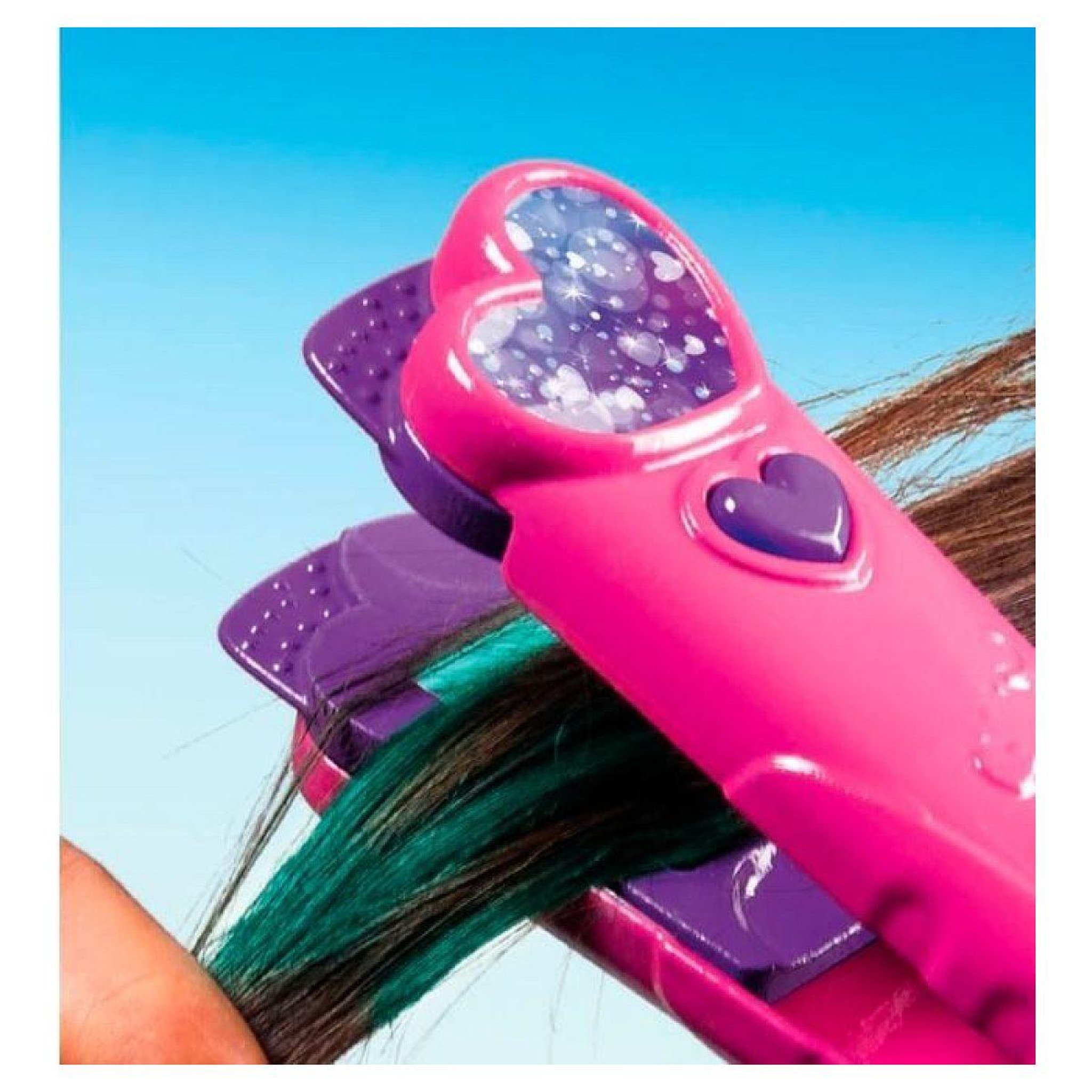 Voir la diapositive 3 : CLEMENTONI Coffret coiffure  18773 crazy chic - mèches folles