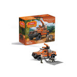 Schleich Figurine Aventures en 4x4 dans la jungle, Schleich 42720 Gamme Wild Life