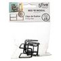 Voir la diapositive 2 : FIVE Lot de 4 Clips de Fixation  Mix N Modul  3cm Noir
