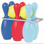 Be Toys Jeu Enfant  6 Quilles & 2 Boules  23cm Multicolore