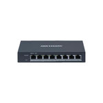 HIKVISION Switch réseau Hikvision HS-DS-3E0508P-O Gris avec 8 ports RJ-45 dont 4 PoE