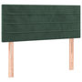 Voir la diapositive 2 : VIDAXL Tete de lit Vert fonce 100x5x78/88 cm Velours