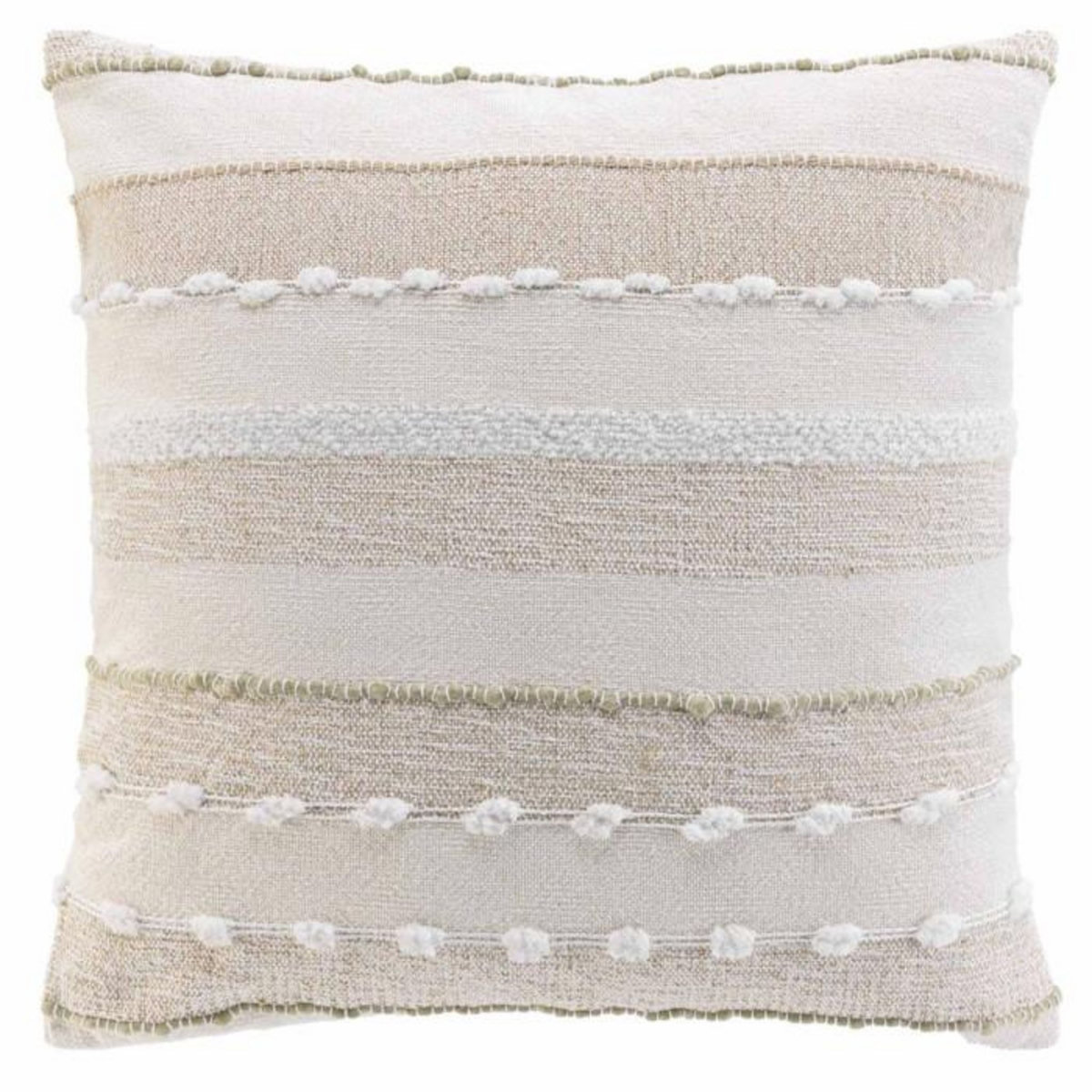 Paris Prix Coussin Déco Fantaisie  Santos  60x60cm Beige