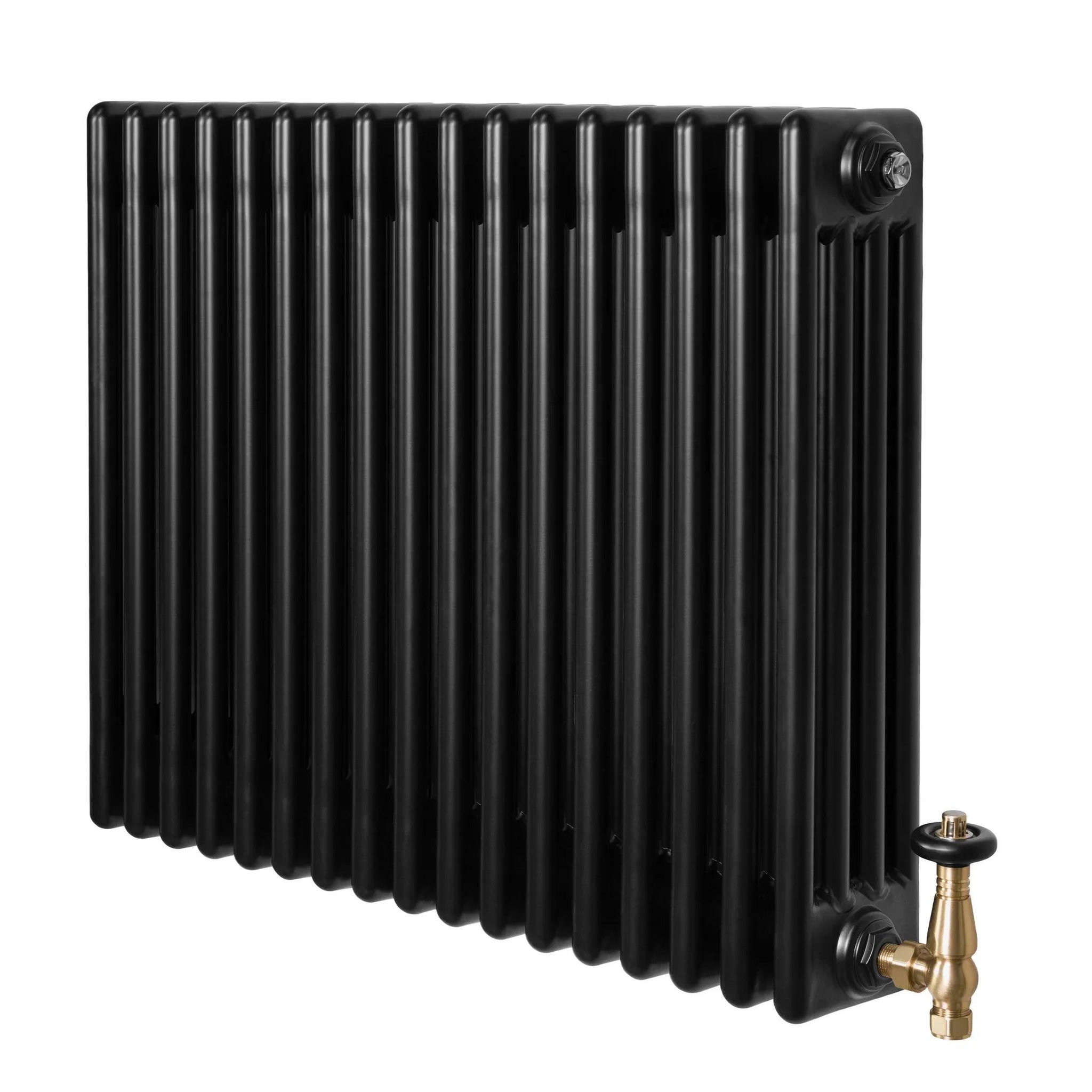Voir la diapositive 2 : MONSTERSHOP Radiateur traditionnel à 4 colonnes & vannes - 600 x 785 mm