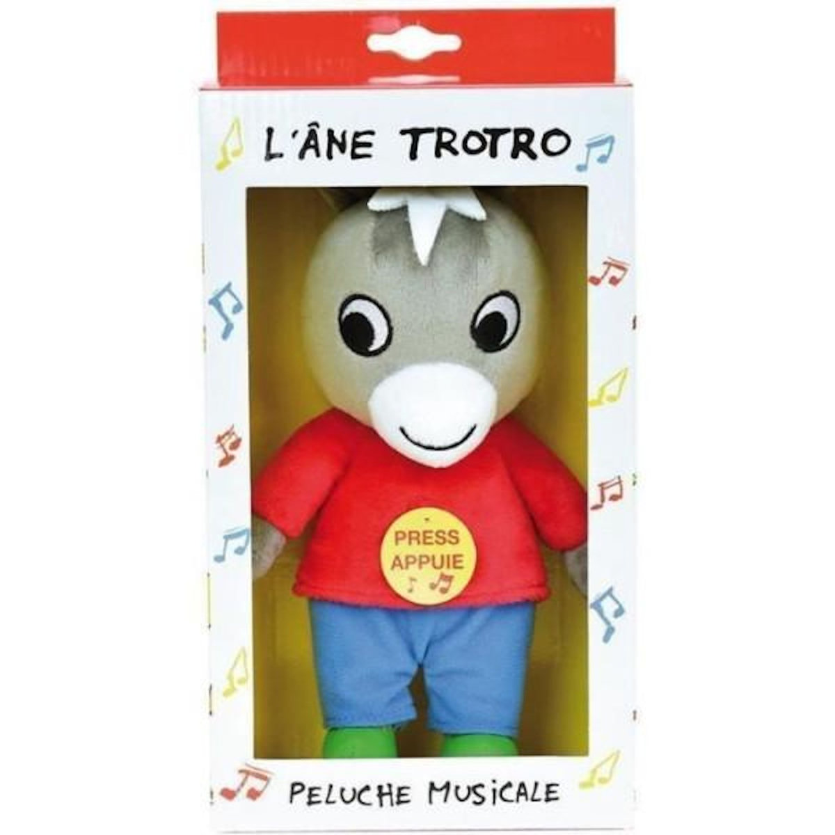 JEMINI TROTRO Peluche musicale +/- 28 cm