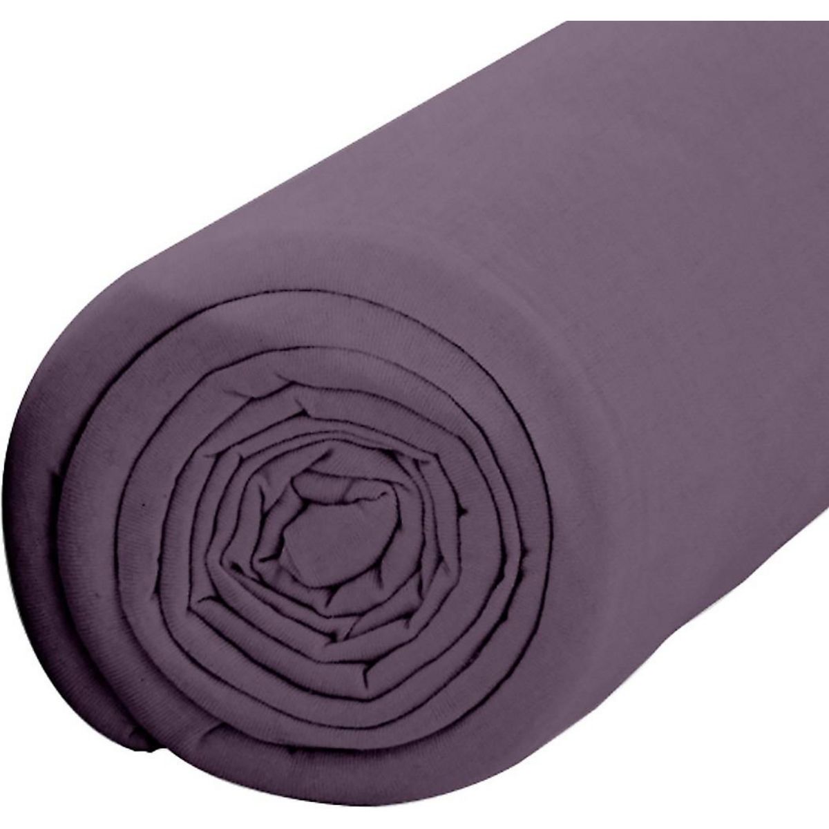 Home collection Drap housse 90x190cm 100%coton figue