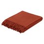 Voir la diapositive 1 : TODAY Plaid uni en coton 380 g/m2 TERRA ROSA  