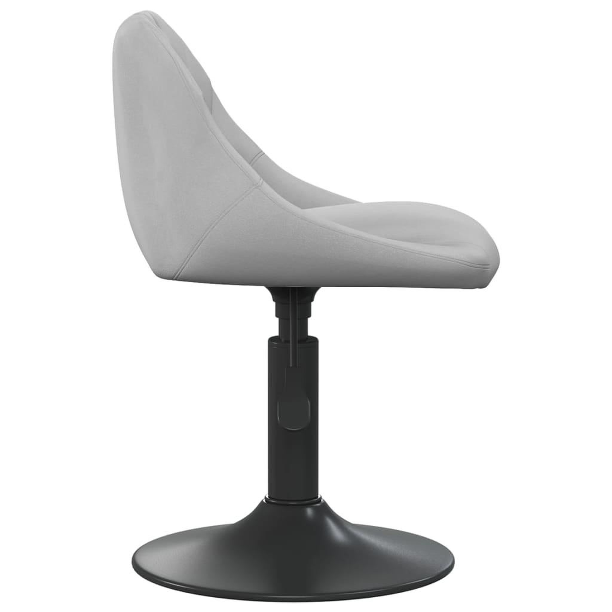 Voir la diapositive 5 : VIDAXL Chaises pivotantes a manger lot de 2 Gris clair Velours