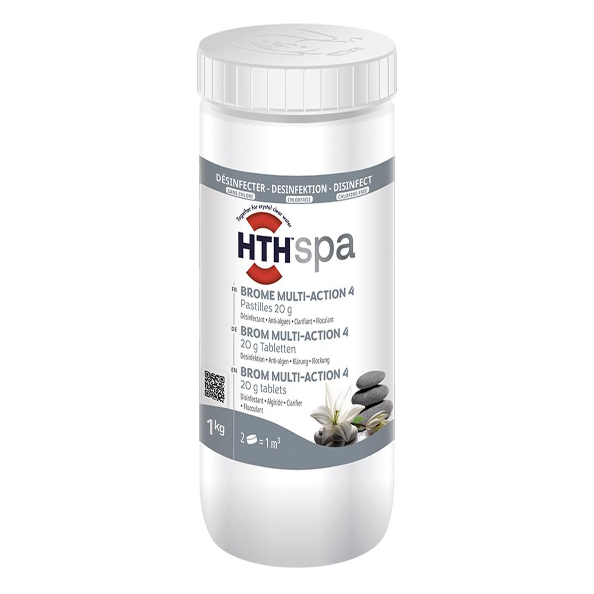 HTH Brome 4 actions pour spa 1 kg - HTH