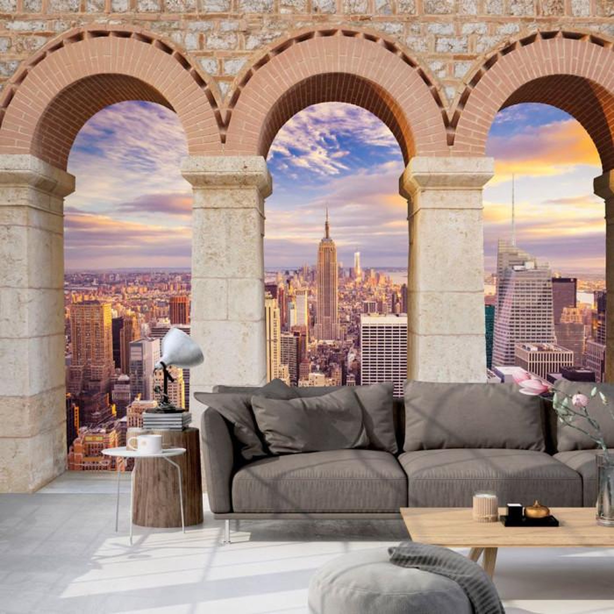 Paris Prix Papier Peint  Pillars of the City. Coloris disponibles : Multicolore