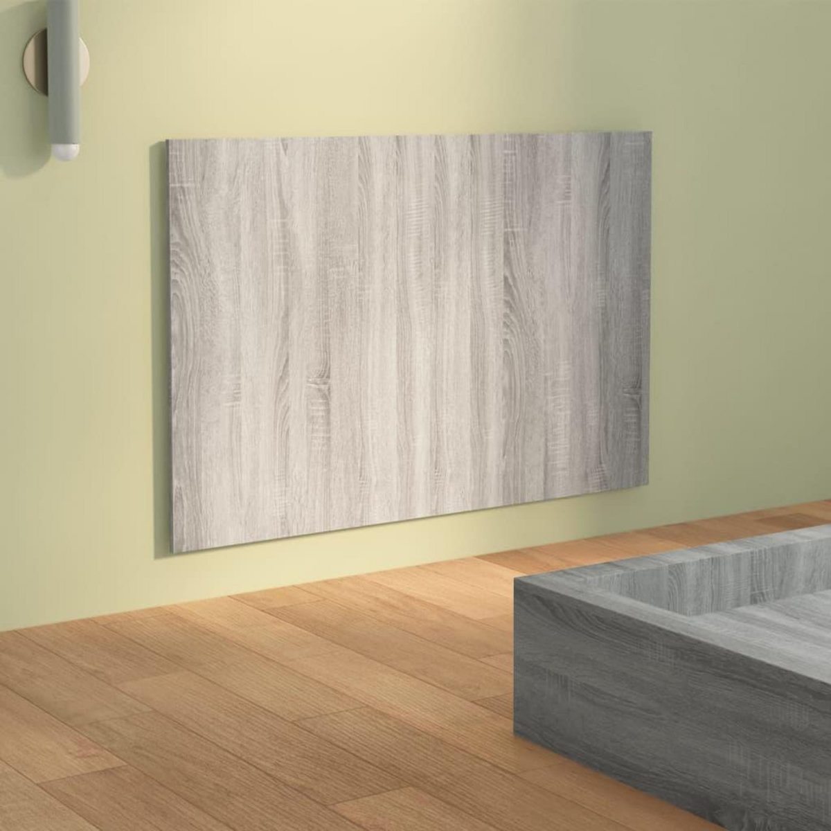 VIDAXL Tete de lit Sonoma gris 120x1,5x80 cm Bois d'ingenierie