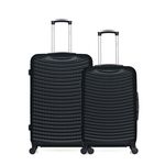 HERO HERO - Lot de 2 - Valise grand format et valise weekend ETNA. Coloris disponibles : Bleu, Beige, Noir, Gris, Vert, Rose