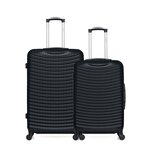 HERO HERO - Lot de 2 - Valise grand format et valise weekend ETNA. Coloris disponibles : Gris, Rose, Vert, Bleu, Noir, Beige
