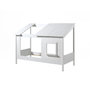 Voir la diapositive 2 : Paris Prix Pack - Lit Cabane Enfant & Sommier  Housebed II  90x200cm Blanc