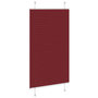 Voir la diapositive 4 : VIDAXL Store plisse rouge bordeaux 80x150 cm largeur du tissu 79,4 cm