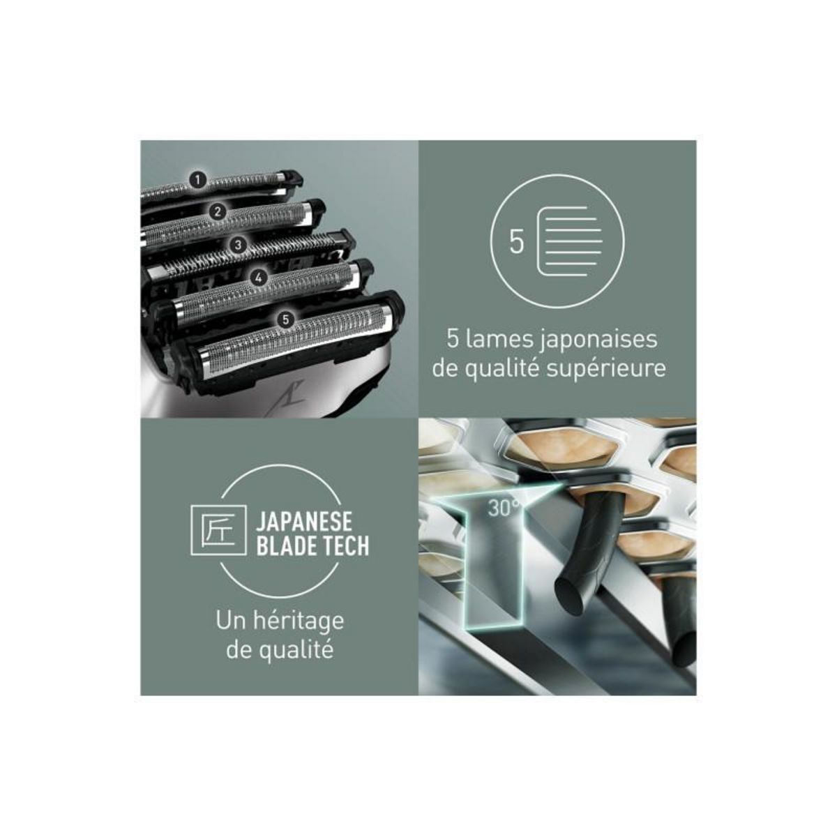 PANASONIC Rasoir électrique Panasonic ES LV69 S803 NOIR