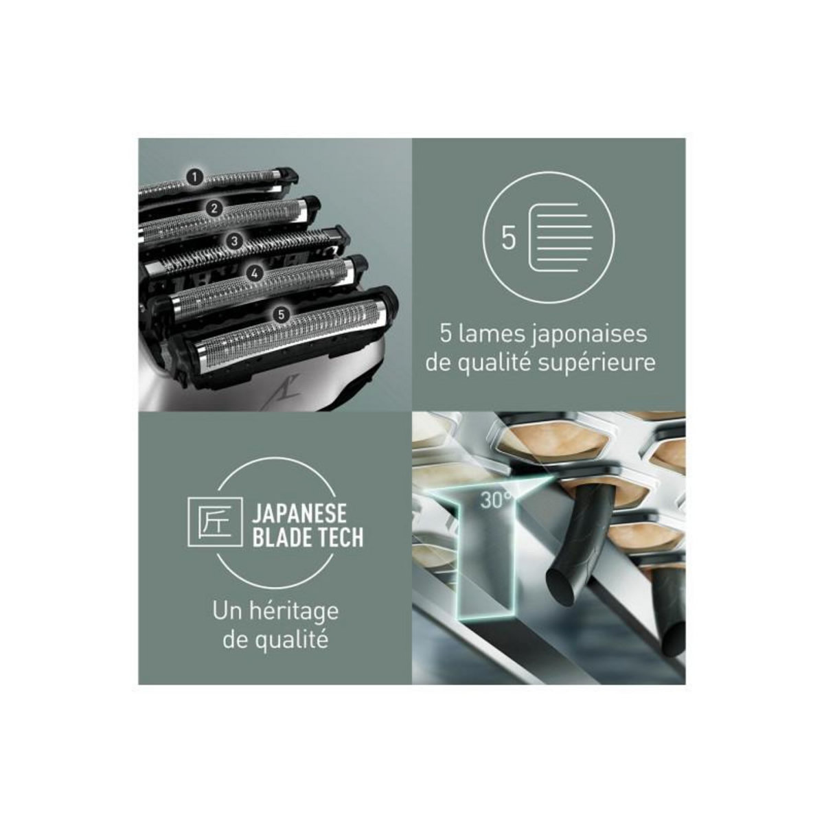 PANASONIC Rasoir électrique Panasonic ES LV69 S803 NOIR