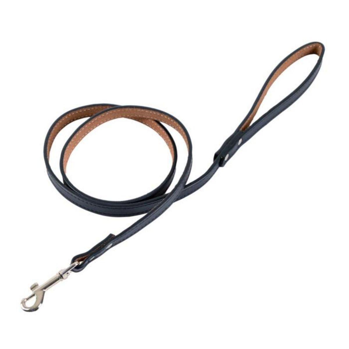 Paris Prix Laisse pour Chien en Cuir de Vache  Véritable  120cm Noir