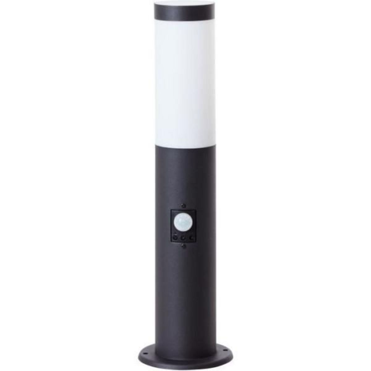 BRILLIANT Potelet extérieur avec détecteur de mouvement DODY E27 - BRILLIANT - Noir - Certification IP44