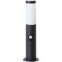 Voir la diapositive 2 : BRILLIANT Potelet extérieur avec détecteur de mouvement DODY E27 - BRILLIANT - Noir - Certification IP44