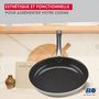 Voir la diapositive 2 : ELO Set de 2 Poêles 28 et 32 cm céramique sans PFAS et 2 couvercles en verre Profi Therm Platinum Elo