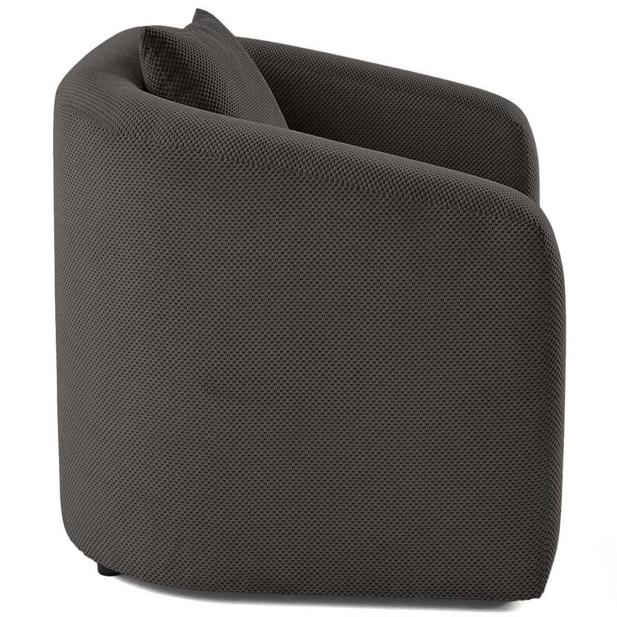 BEST MOBILIER Nuvia - canapé convertible déplimousse 1 place en velours texturé