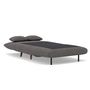 Voir la diapositive 4 : BEST MOBILIER Lumi - banquette convertible clic-clac 1 place en velours côtelé