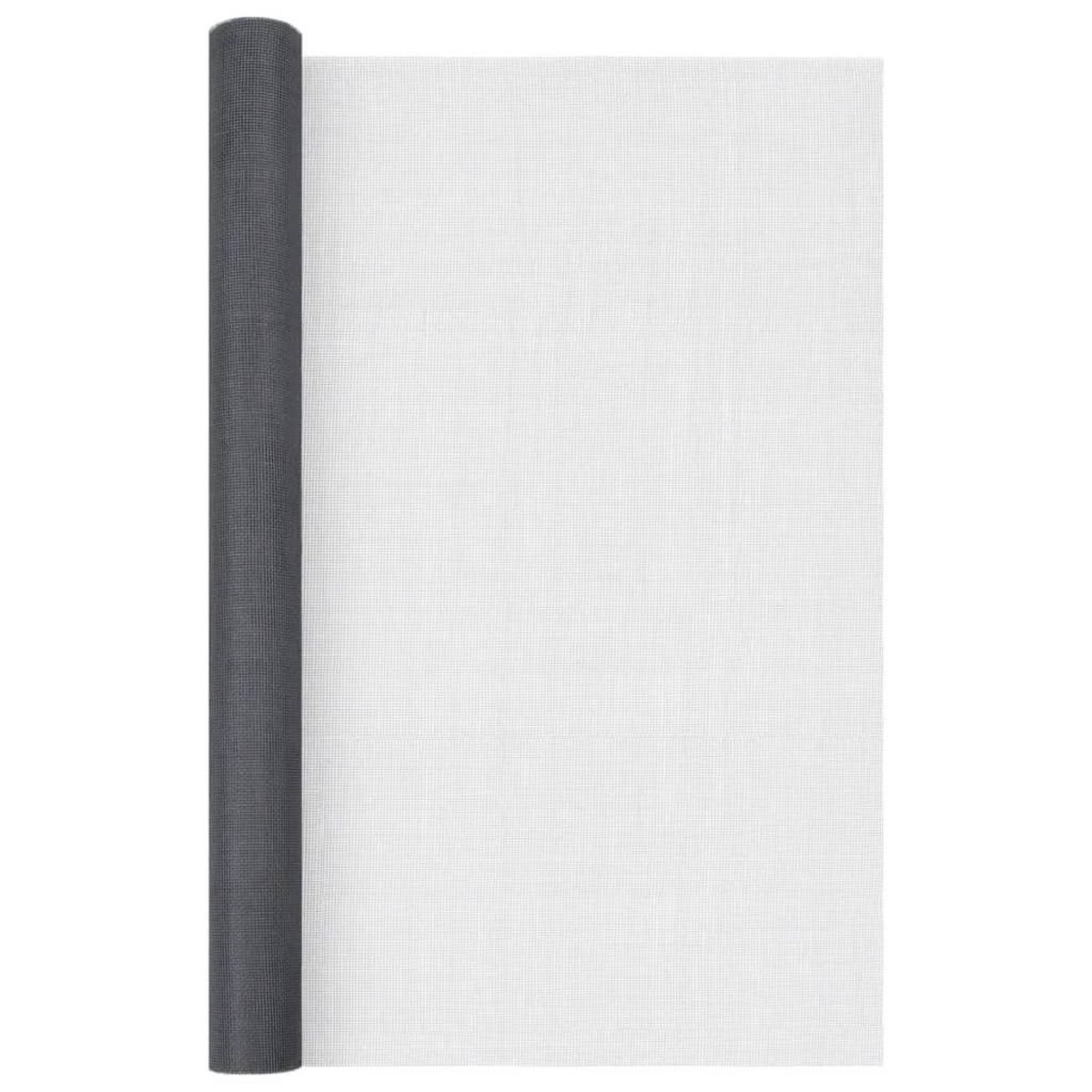 VIDAXL Ecran en treillis Fibre de verre 112x2000 cm Gris