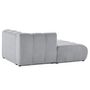 Voir la diapositive 5 : LISA DESIGN Debbie - module d'assise méridienne gauche en tissu texturé