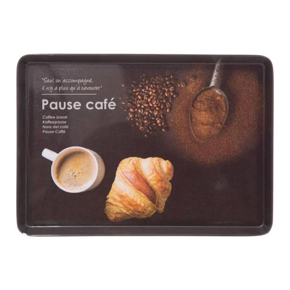 FIVE Plateau de Service Mélaminé  Café  30cm Noir