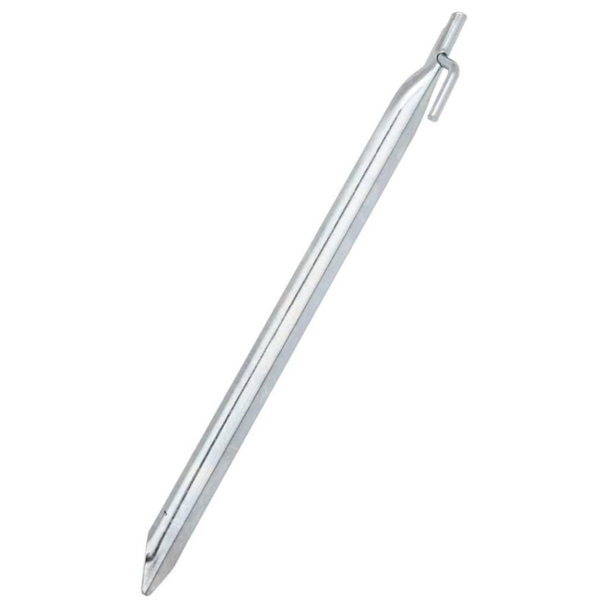 VIDAXL Piquets de tente 24 pcs forme de V 29,5cm Ø20mm acier galvanise
