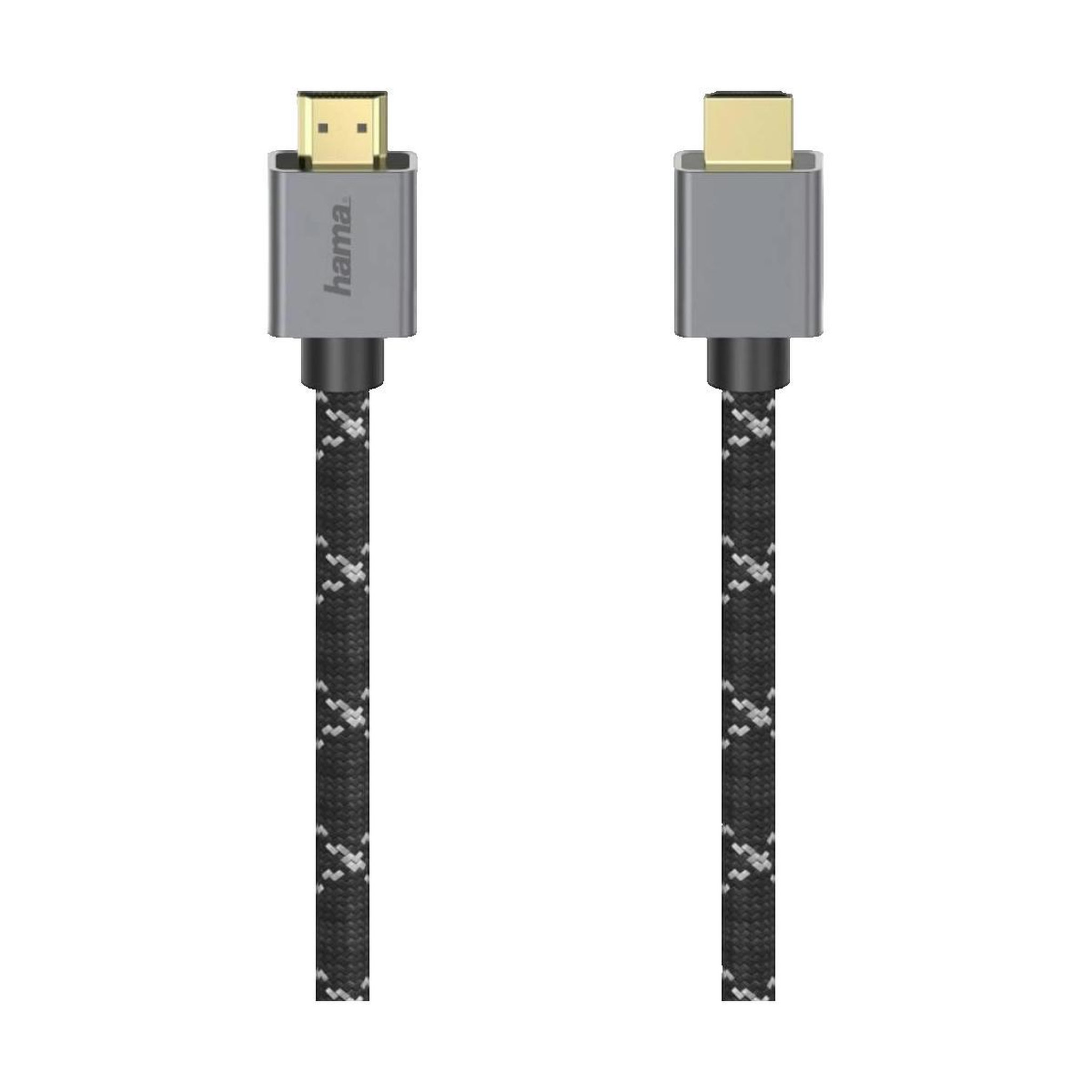 Hama Câble HDMI Hama 00200504 2 m 8K Noir Gris