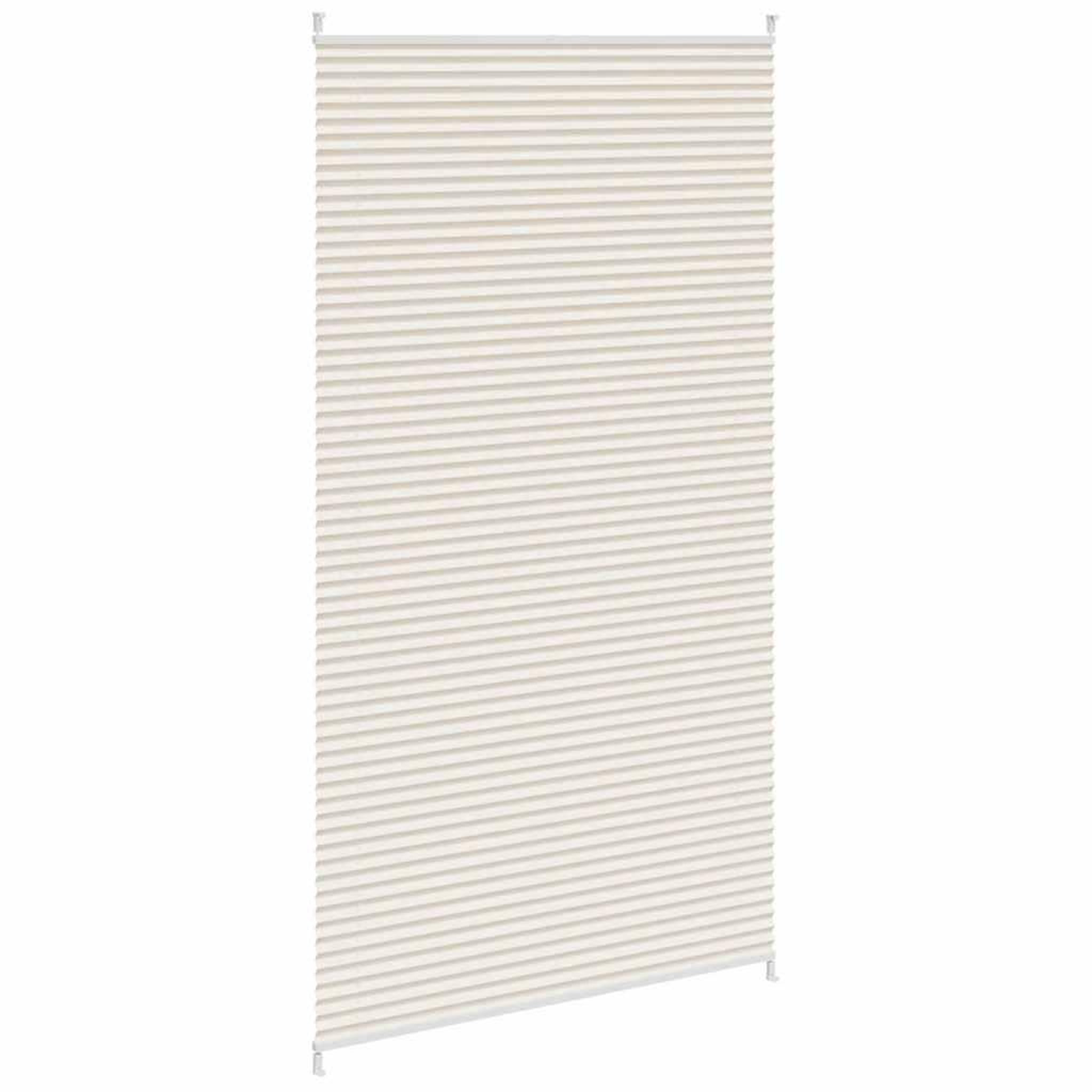 Voir la diapositive 4 : VIDAXL Store plisse en creme 110 x 200cm