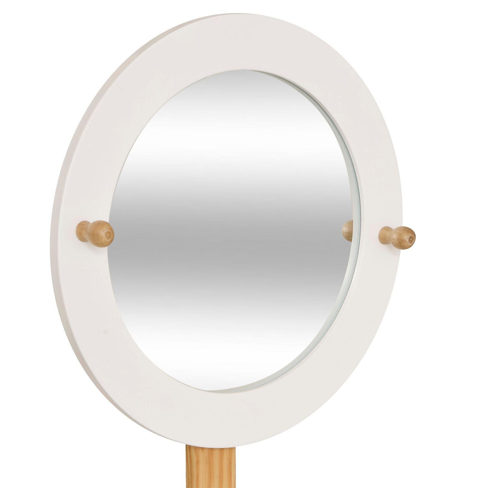 Voir la diapositive 4 : ATMOSPHERA Coiffeuse avec tabouret enfant bella - blanc
