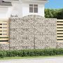 Voir la diapositive 1 : VIDAXL Panier de gabions arque 300x50x220/240 cm Fer galvanise