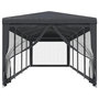 Voir la diapositive 3 : VIDAXL Tente de fete et 10 parois laterales en maille Anthracite 3x12m