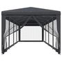 Voir la diapositive 3 : VIDAXL Tente de fete et 10 parois laterales en maille Anthracite 3x12m