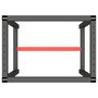 Voir la diapositive 5 : VIDAXL Cadre de banc de travail Noir et rouge mat 70x50x79 cm Metal
