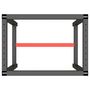 Voir la diapositive 5 : VIDAXL Cadre de banc de travail Noir et rouge mat 70x50x79 cm Metal