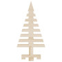 Voir la diapositive 4 : VIDAXL Arbre de Noël en bois pour decoration 60 cm bois massif de pin