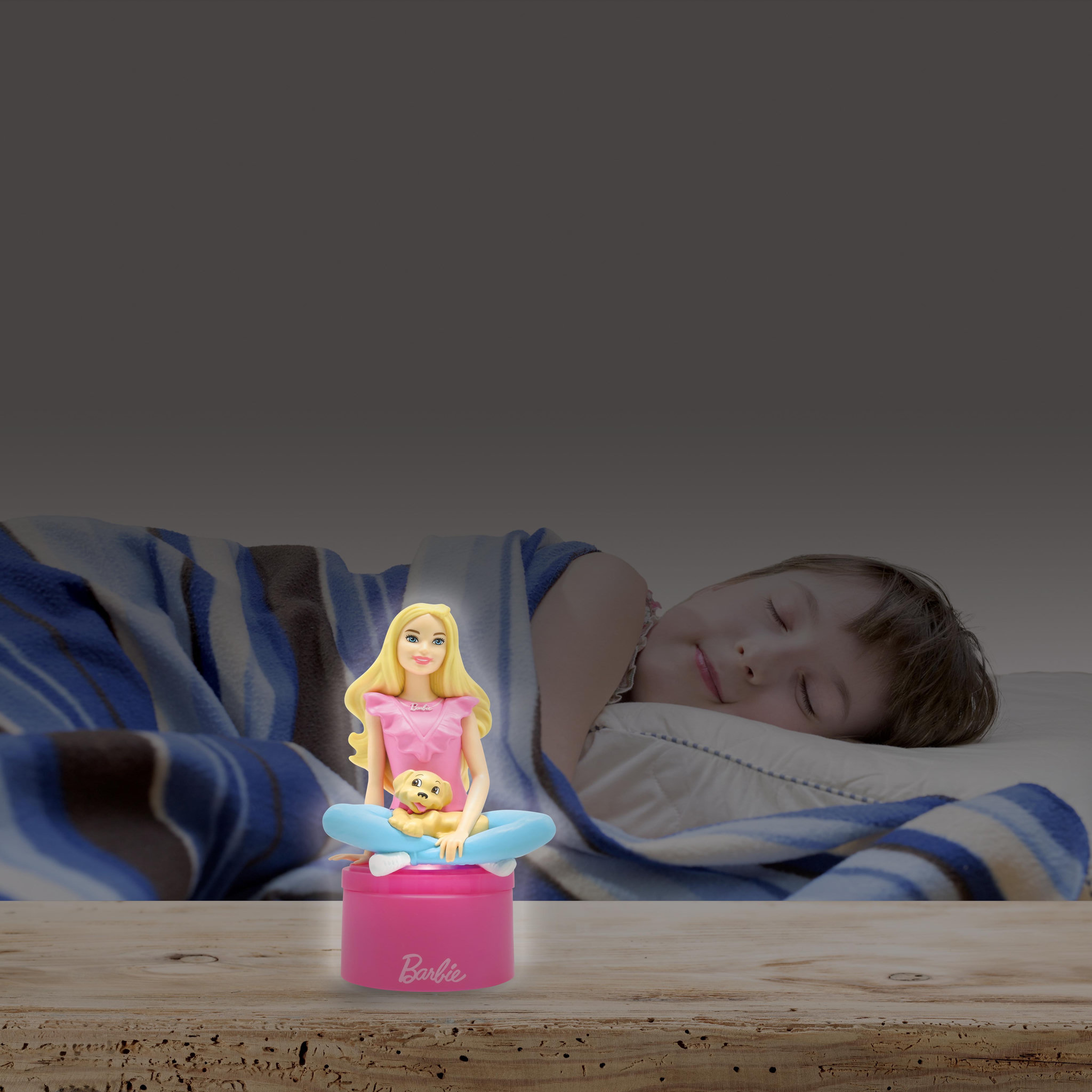 Voir la diapositive 6 : Lexibook Veilleuse Barbie en 3D avec variation de couleurs