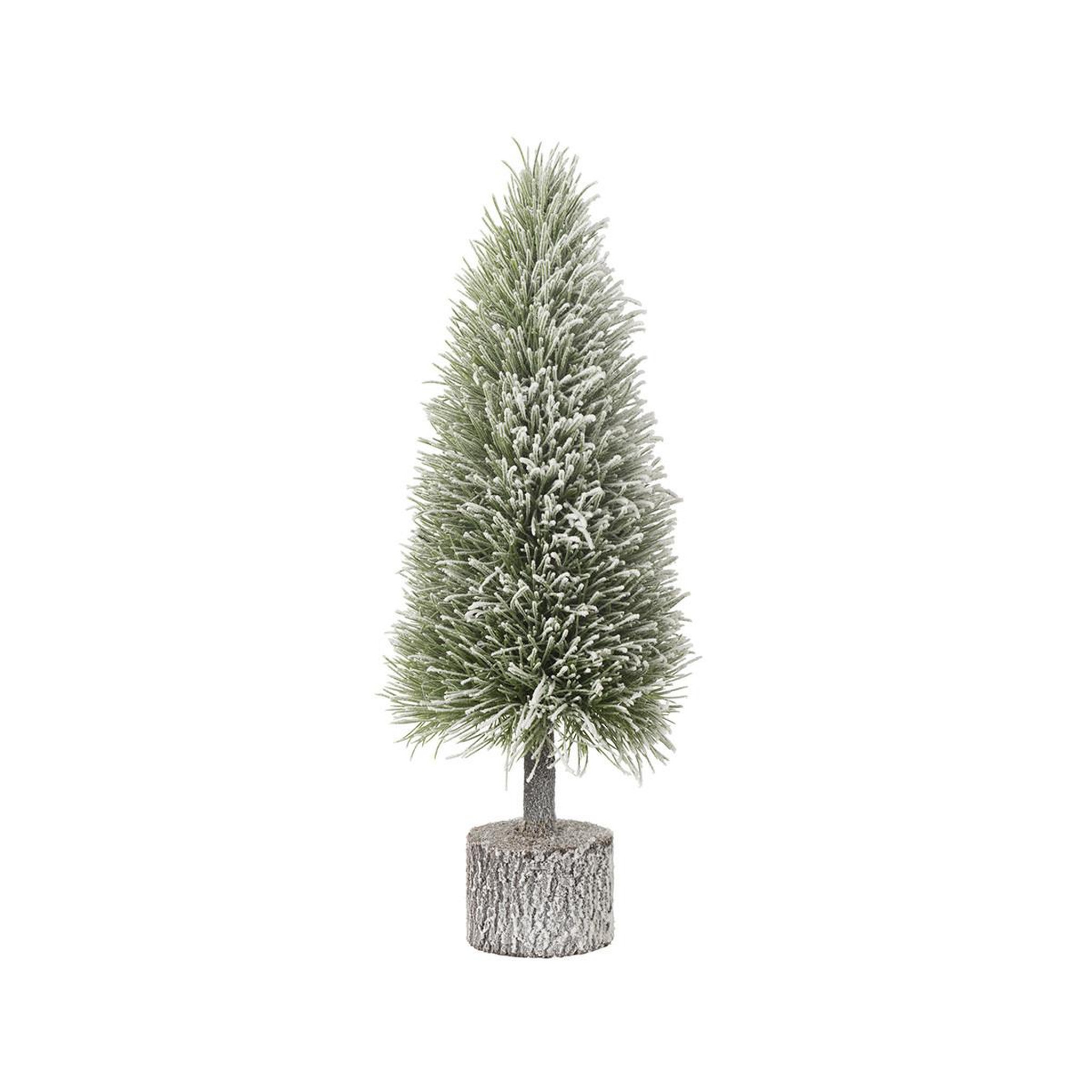 Voir la diapositive 2 : J-LINE Sapin de noël déco à led  russell  60cm vert