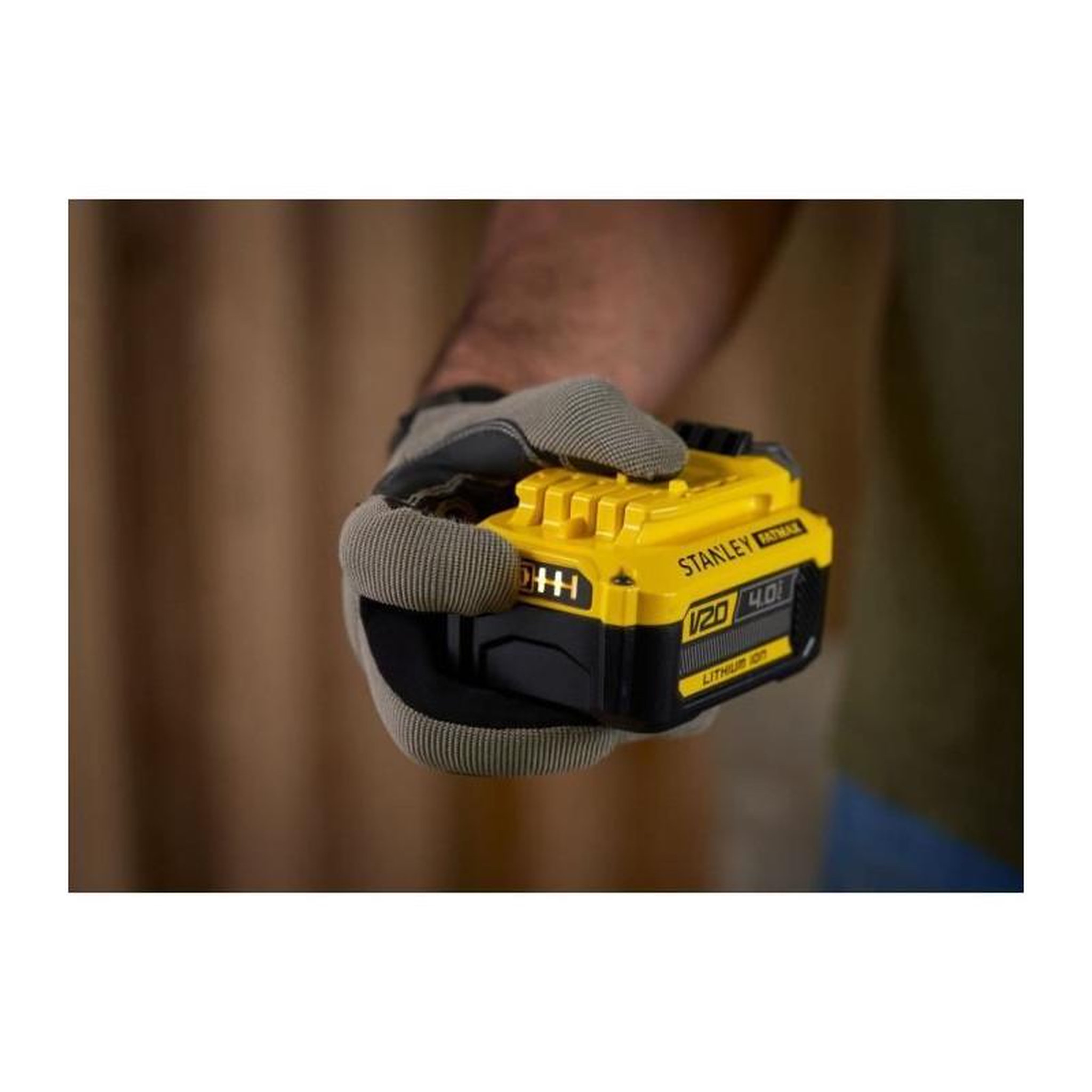 Voir la diapositive 5 : Stanley Starter Kit - STANLEY FATMAX V20 - SFMCB14M1-QW - Chargeur 2A + 1 Batterie 18V 4Ah