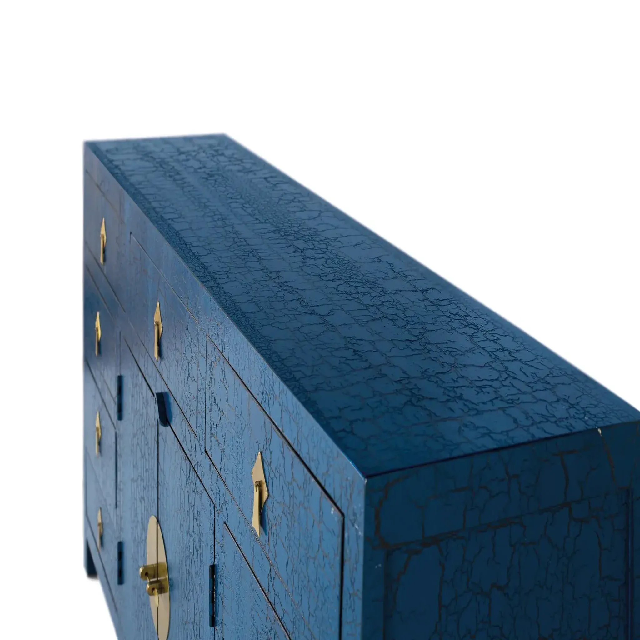 Voir la diapositive 4 : GINER Y COLOMER SL Buffet en bois de manguier et mdf 180cm style oriental