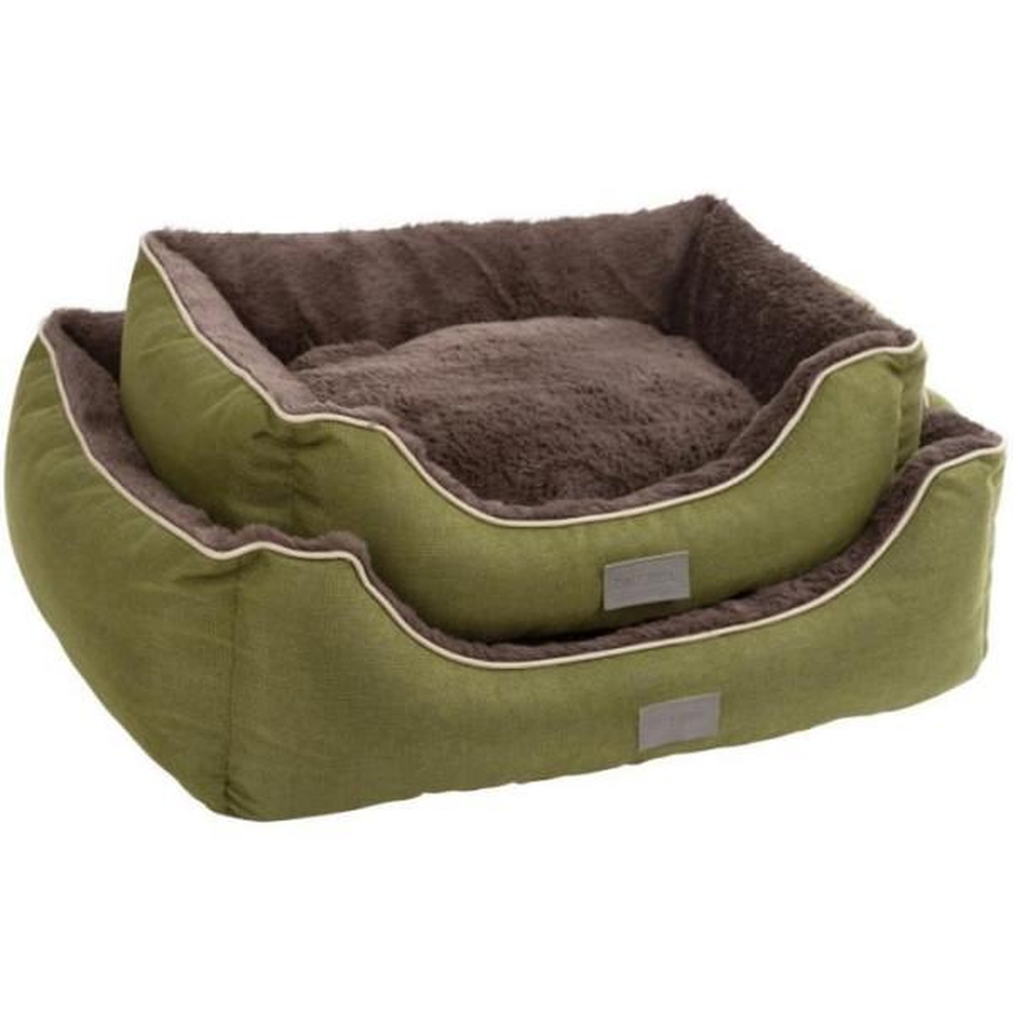 Voir la diapositive 5 : KERBL Kerbl - panier / coussin - samuel - gris/gris foncé - 60 x 50 x 17cm