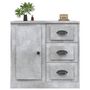 Voir la diapositive 4 : VIDAXL Buffet gris beton 70x35,5x67,5 cm bois d'ingenierie