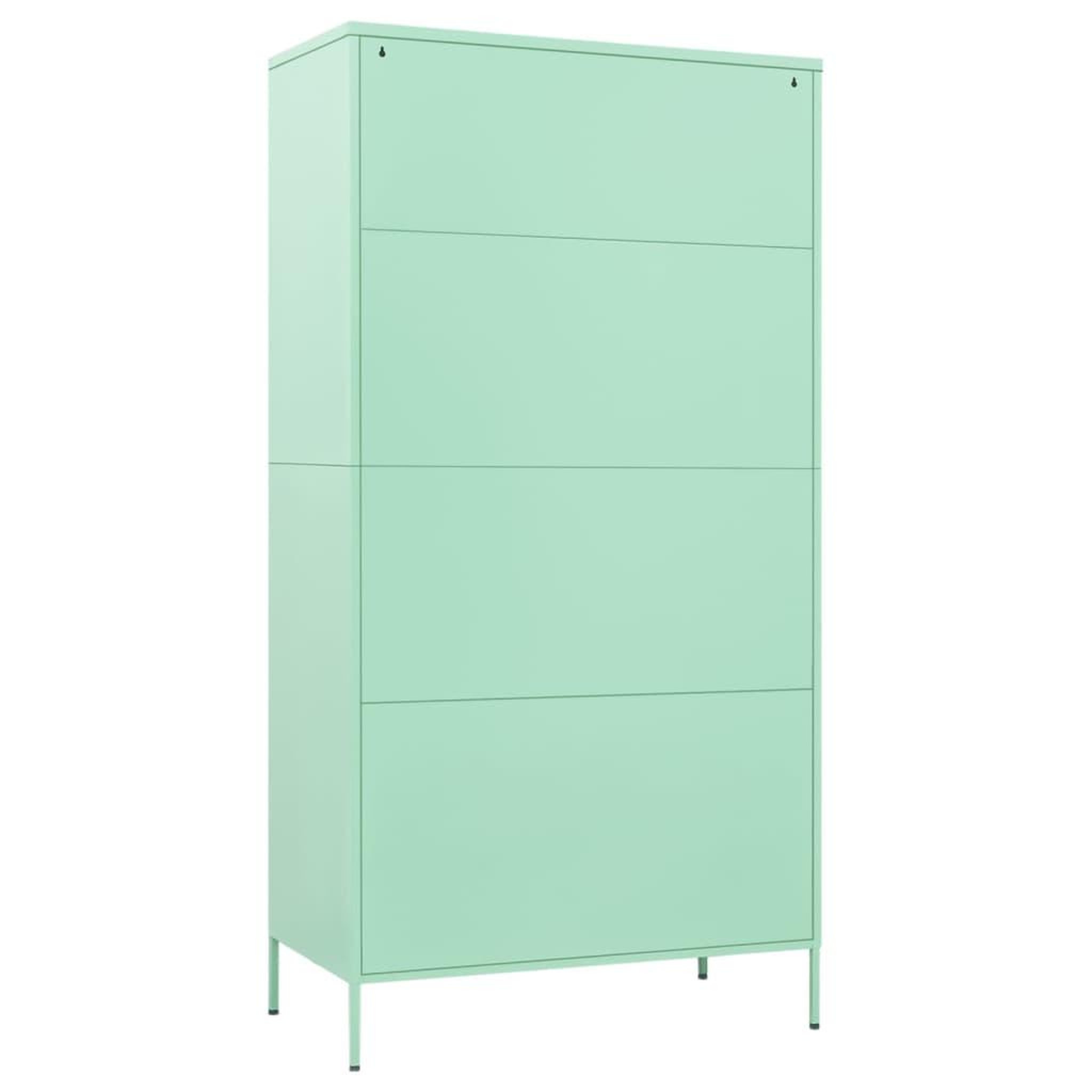Voir la diapositive 5 : VIDAXL Garde-robe Vert menthe 90x50x180 cm Acier