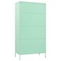 Voir la diapositive 5 : VIDAXL Garde-robe Vert menthe 90x50x180 cm Acier